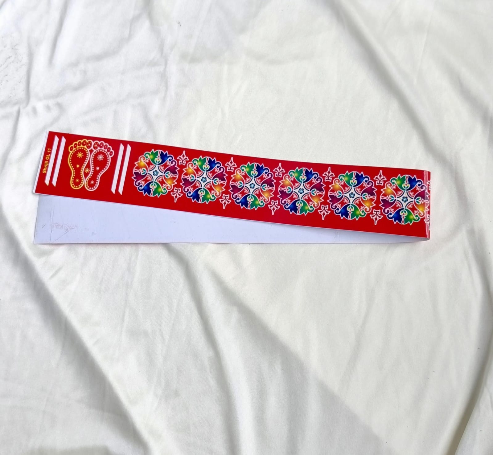 Entrance Rangoli Sticker Strip – 26 Inch Ready Made Rangoli Decoration - Image 2