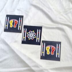 Instant Rangoli MDF Board Set – Ready Made Rangoli Tiles with Padchinh & Mandala Design