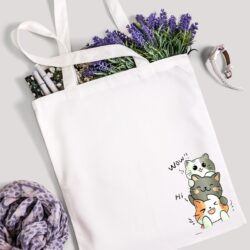 Stacked Cats Tote Bag – Cute & Quirky Everyday Carry