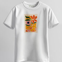 trendy men’s printed tee